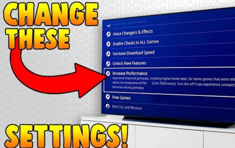 Best ps4 settings for ps4 ps5