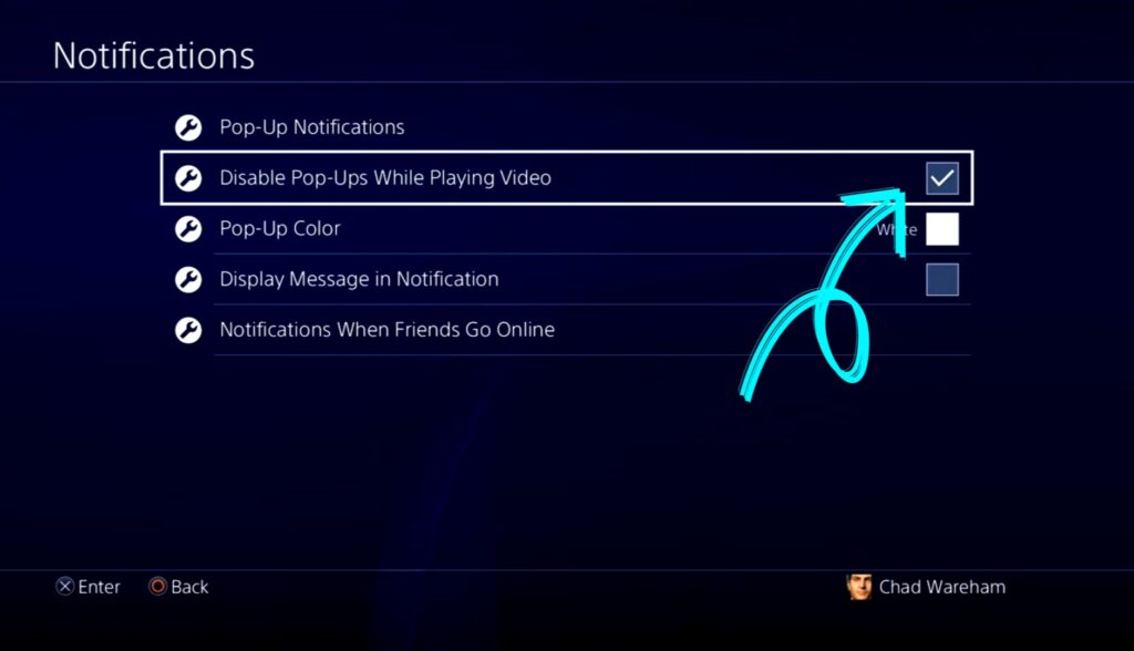 Best ps4 pop up notification settings for ps4 ps5