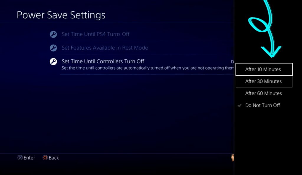 Best ps4 power save mode settings 