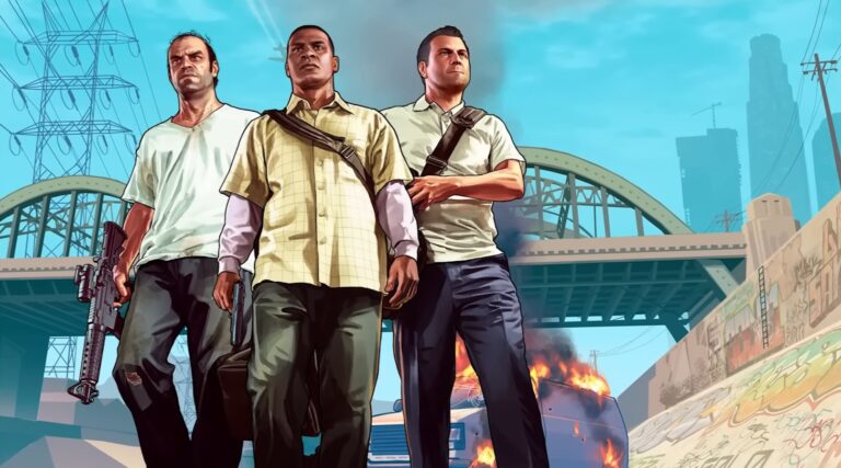 GTA Journey I Gameplay all characters Michal, Trevor and franklin are in one poster image