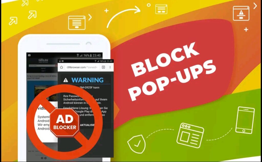 stop google pop-ups ads poster