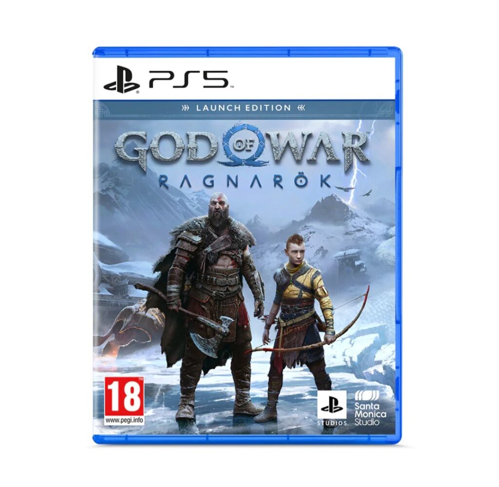Sony ps5 console God Of War RAGNAROK game CD