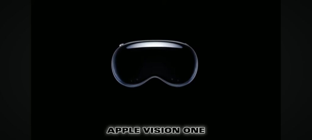 Apple vision one first black colour look 