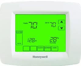 Honeywell thermostat in room tempreture