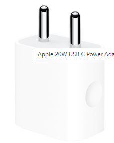 Reliance Digital Apple 20W, Fast Apple Charger, Travel Adapter