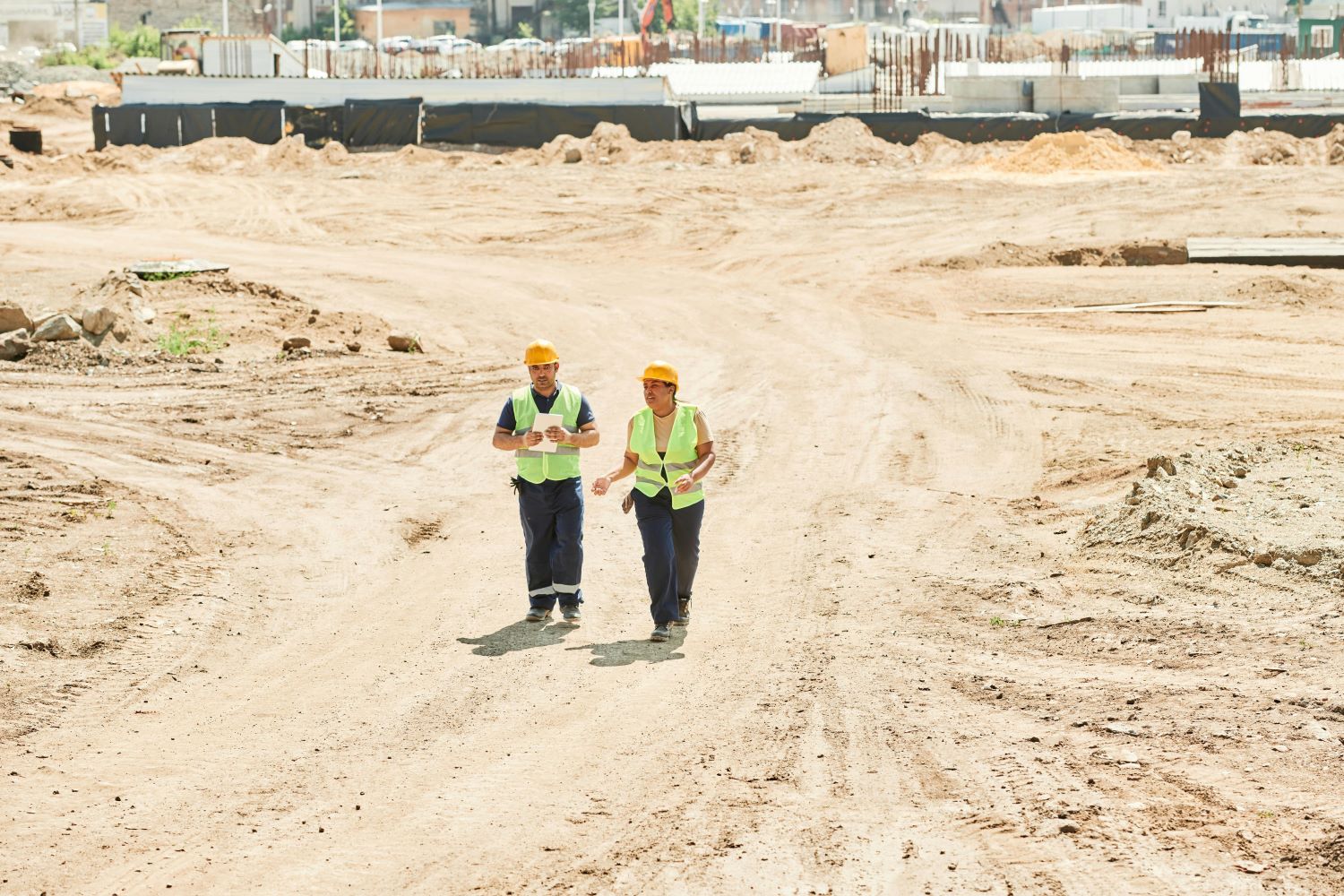 due to RCC concrete side effects, the precaution of safety boots and safety jackets at the construction site