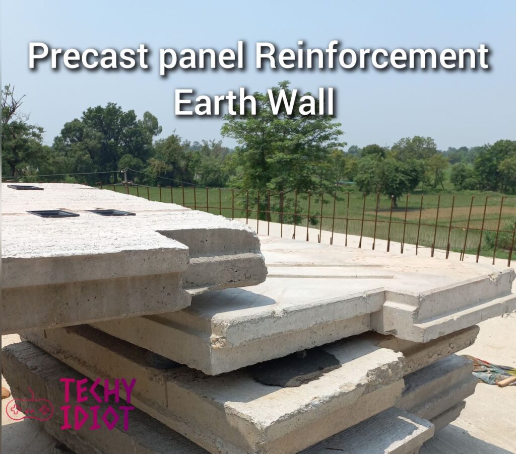 precast reinforcement earth wall panel