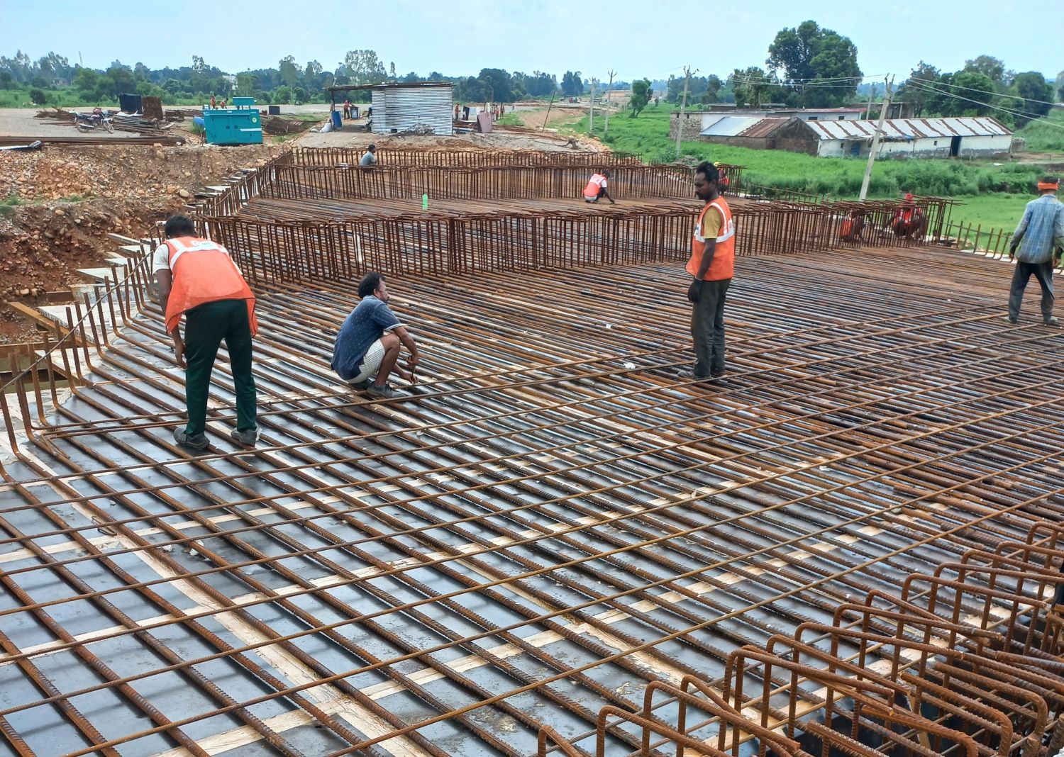 Bar bending schedule Of BOX CULVERT SIZE 1X 7.8X3.2M